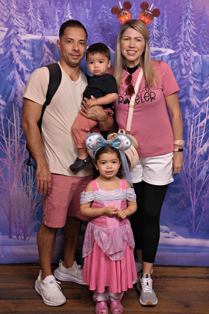 Heidi Faust with her family during a vacation together.